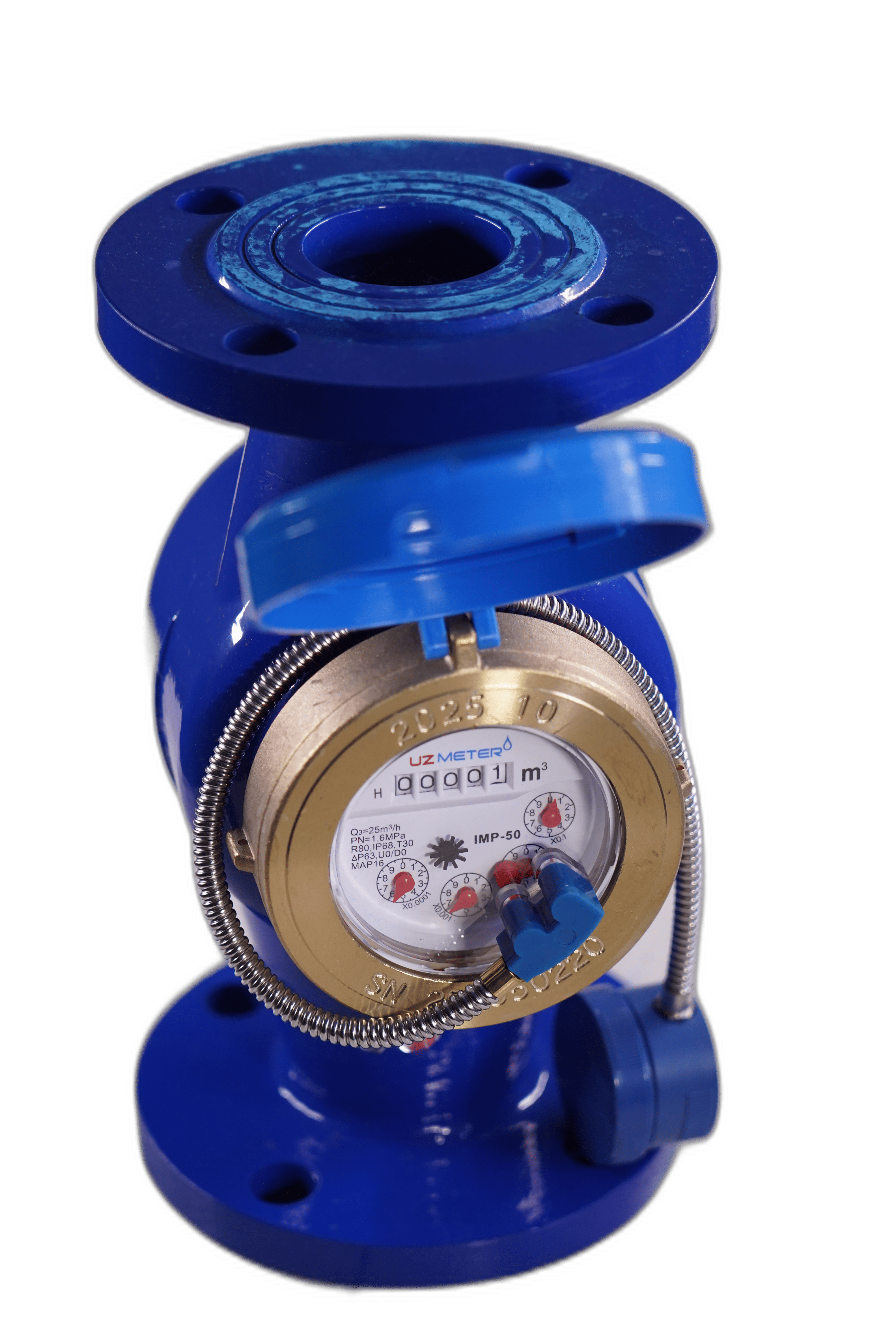 DN50 импульсный счётчик воды (фланцевый)