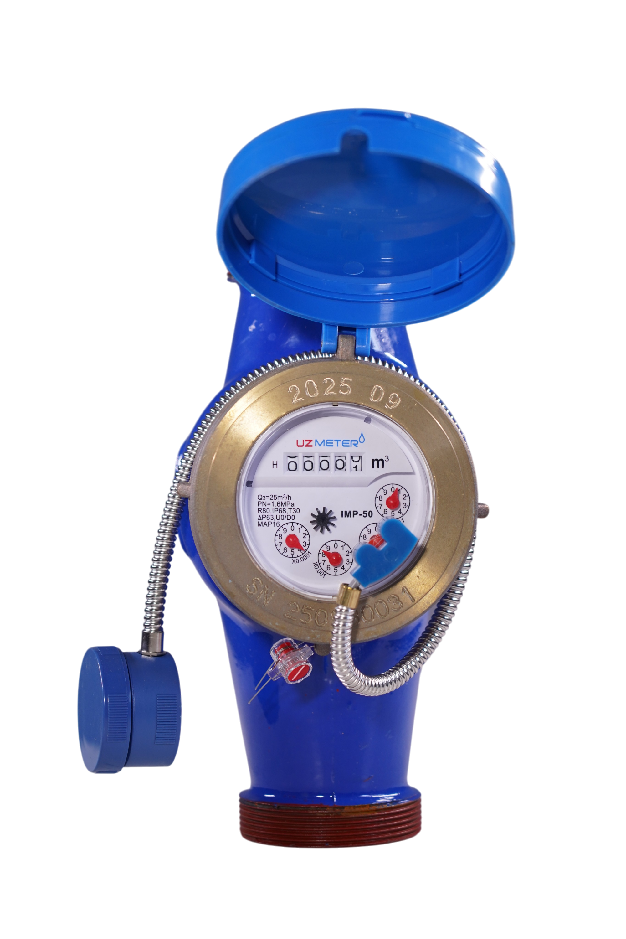 DN50 импульсный счётчик воды (резьбовой)