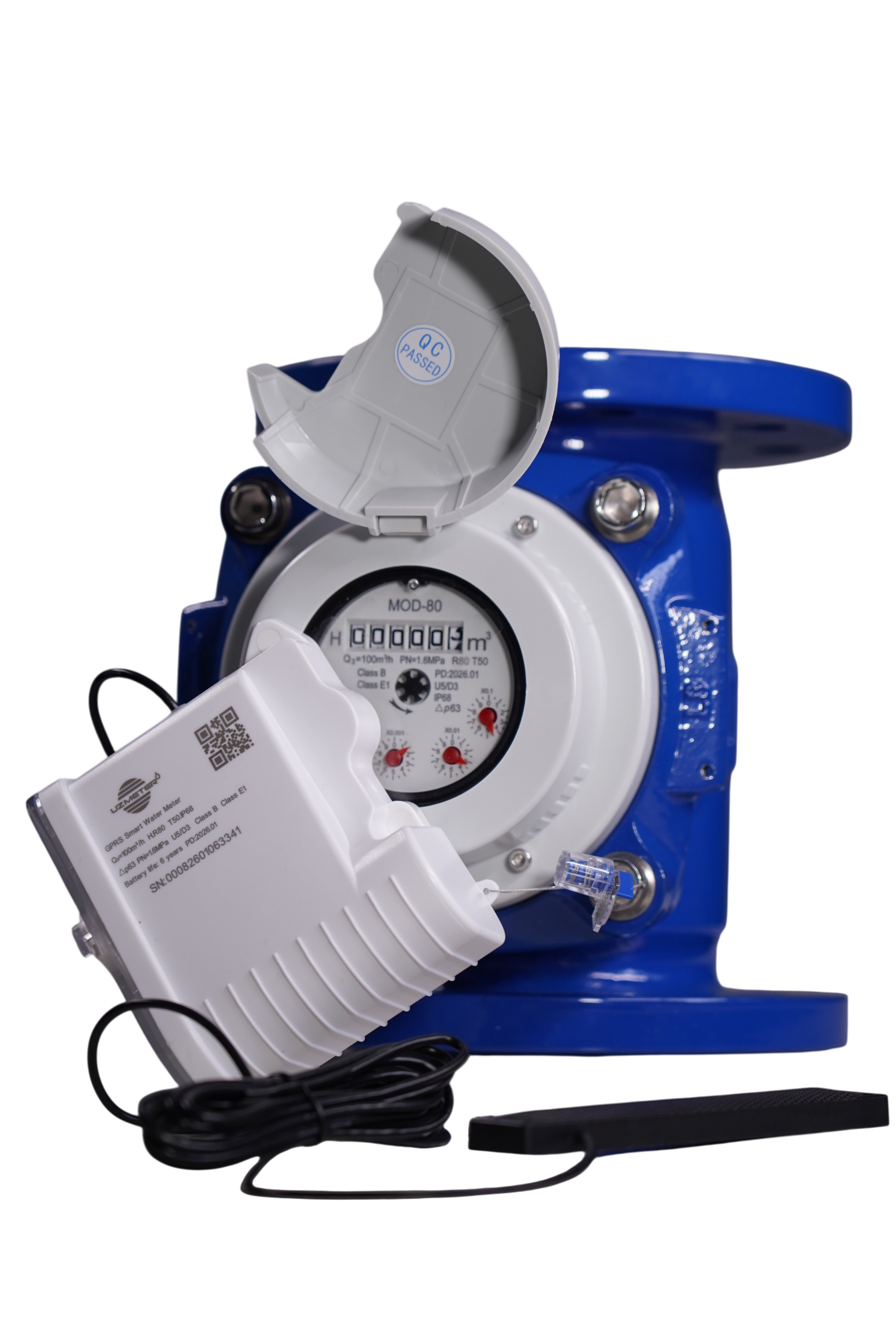 DN80 Uzmeter turbine smart water meter