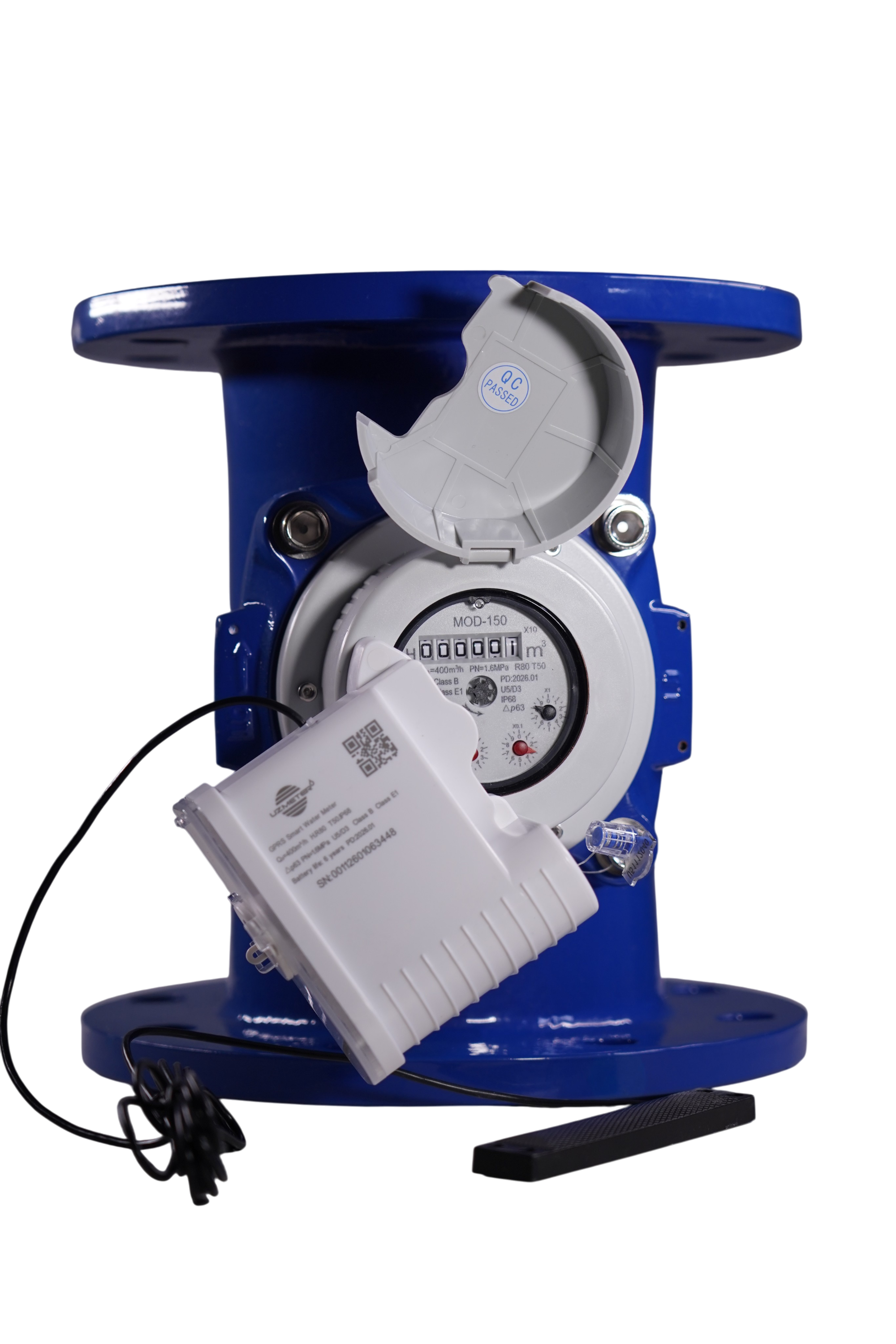 DN150 Uzmeter turbine smart water meter(with GPRS)