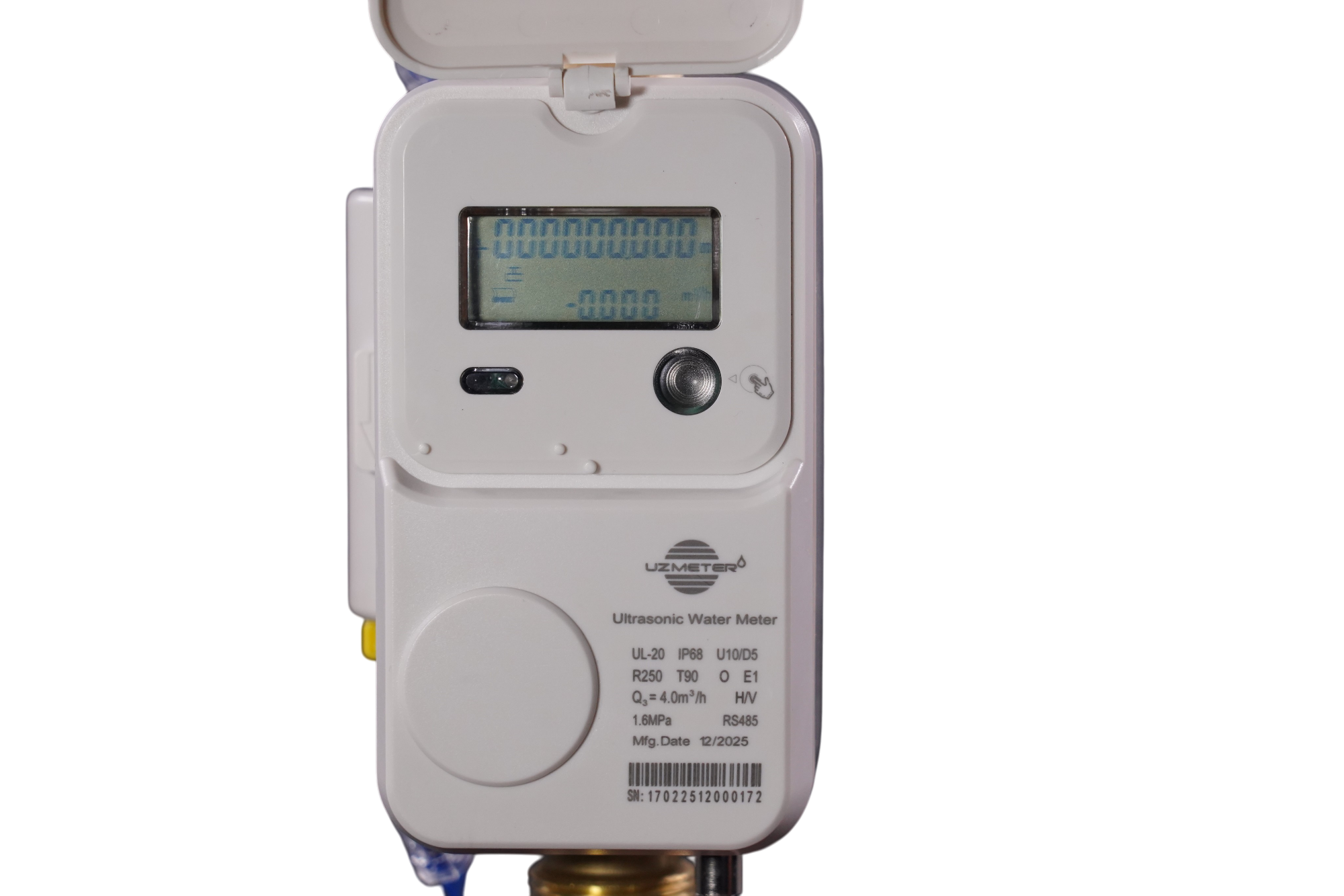 DN20 ультрадыбыстық су есептегіші (суық және ыстық суға арналған), клапанмен.DN20 ультрадыбыстық су есептегіші (суық және ыстық суға арналған), клапанмен.DN20 ультрадыбыстық су есептегіші (суық және ыстық суға арналған), клапанмен.