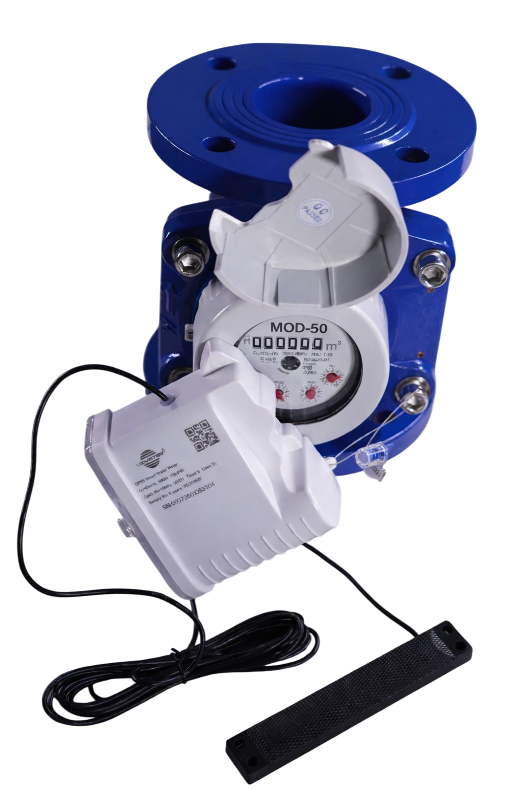 DN50 Uzmeter ҳисобкунаки обии интеллектуалии турбини (бо GPRS)